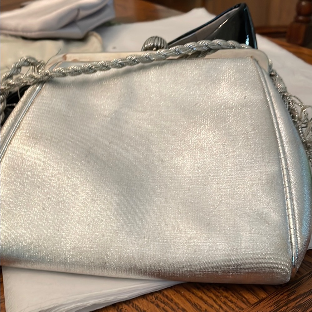 Elegant Silver Women's Bag